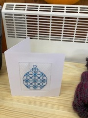 Lovely example of blackwork made by Julie H